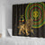 Ethiopia National Day Shower Curtain Lion Of Judah African Pattern