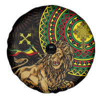 Ethiopia National Day Spare Tire Cover Lion Of Judah African Pattern - Wonder Print Shop