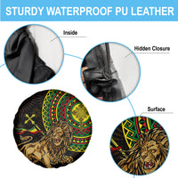 Ethiopia National Day Spare Tire Cover Lion Of Judah African Pattern - Wonder Print Shop