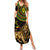 Ethiopia National Day Summer Maxi Dress Lion Of Judah African Pattern