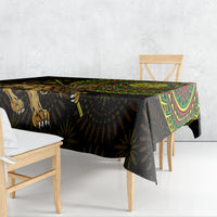 Ethiopia National Day Tablecloth Lion Of Judah African Pattern - Wonder Print Shop
