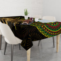 Ethiopia National Day Tablecloth Lion Of Judah African Pattern - Wonder Print Shop
