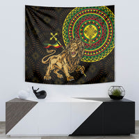 Ethiopia National Day Tapestry Lion Of Judah African Pattern - Wonder Print Shop