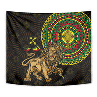 Ethiopia National Day Tapestry Lion Of Judah African Pattern - Wonder Print Shop