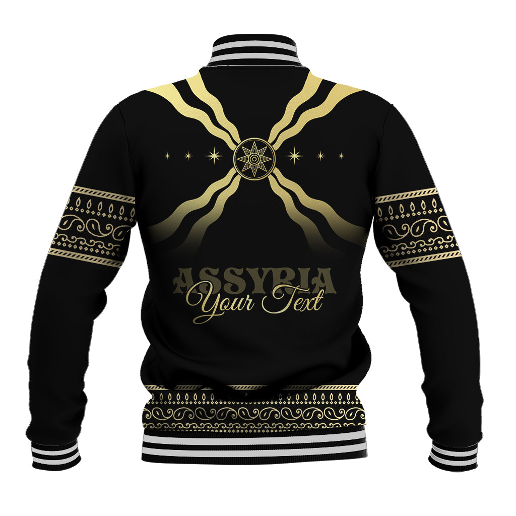 Assyria Empire Baseball Jacket Assyrian Mythological Spirit - Wonder Print Shop