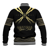 Assyria Empire Baseball Jacket Assyrian Mythological Spirit - Wonder Print Shop