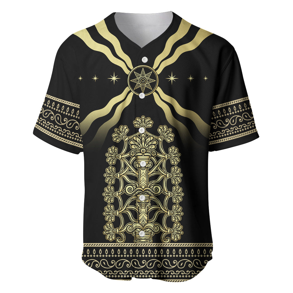 Assyria Empire Baseball Jersey Assyrian Mythological Spirit - Wonder Print Shop
