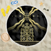 Assyria Empire Beach Blanket Assyrian Mythological Spirit - Wonder Print Shop