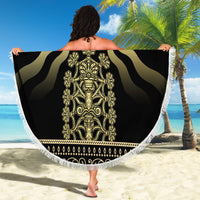 Assyria Empire Beach Blanket Assyrian Mythological Spirit - Wonder Print Shop