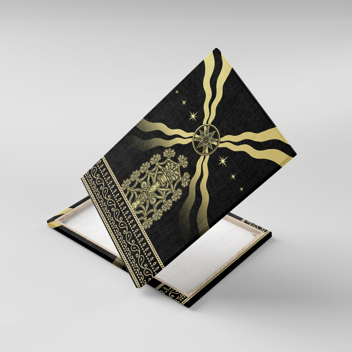 Assyria Empire Canvas Wall Art Assyrian Mythological Spirit - Wonder Print Shop