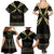 Assyria Empire Family Matching Summer Maxi Dress and Hawaiian Shirt Assyrian Mythological Spirit - Wonder Print Shop
