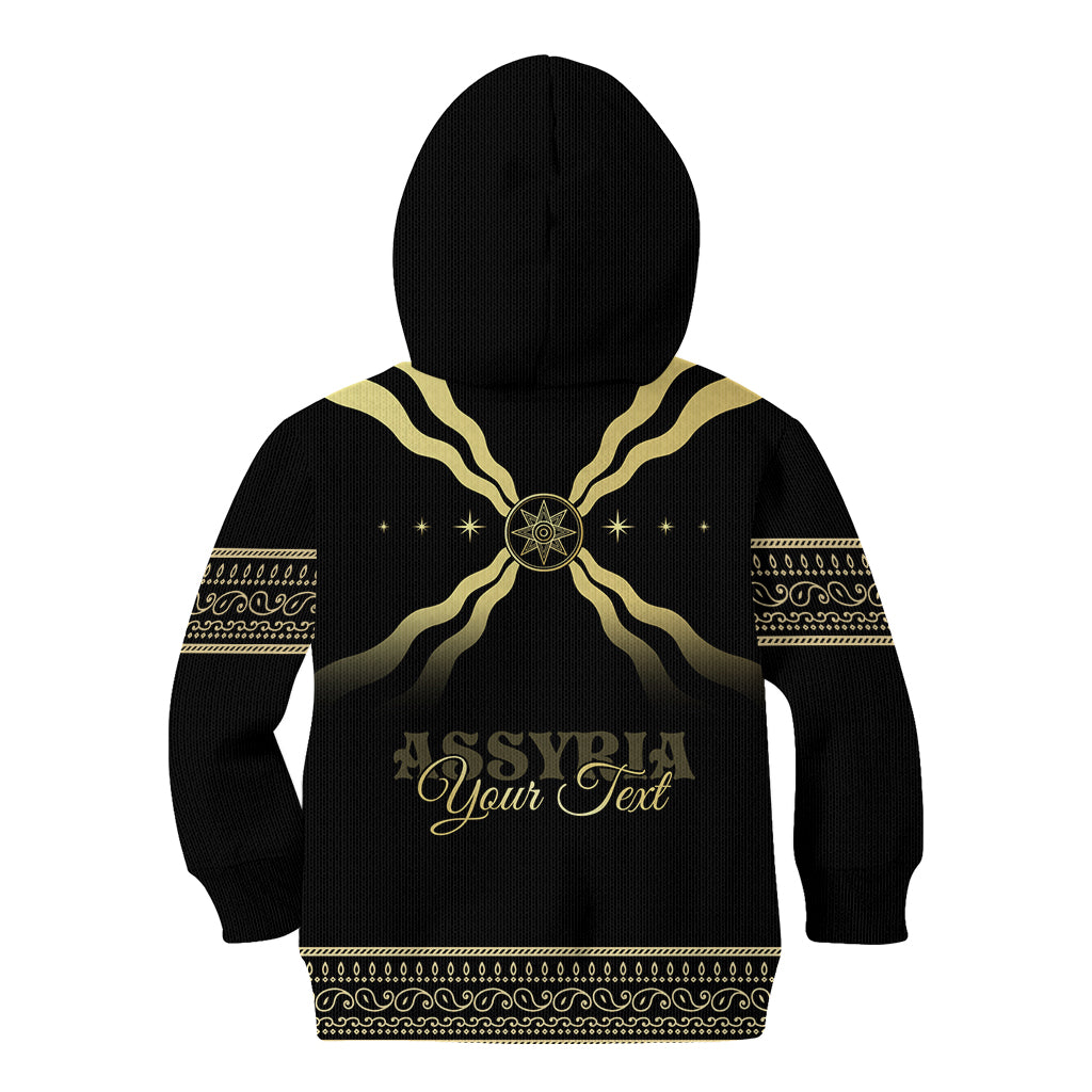 Assyria Empire Kid Hoodie Assyrian Mythological Spirit - Wonder Print Shop