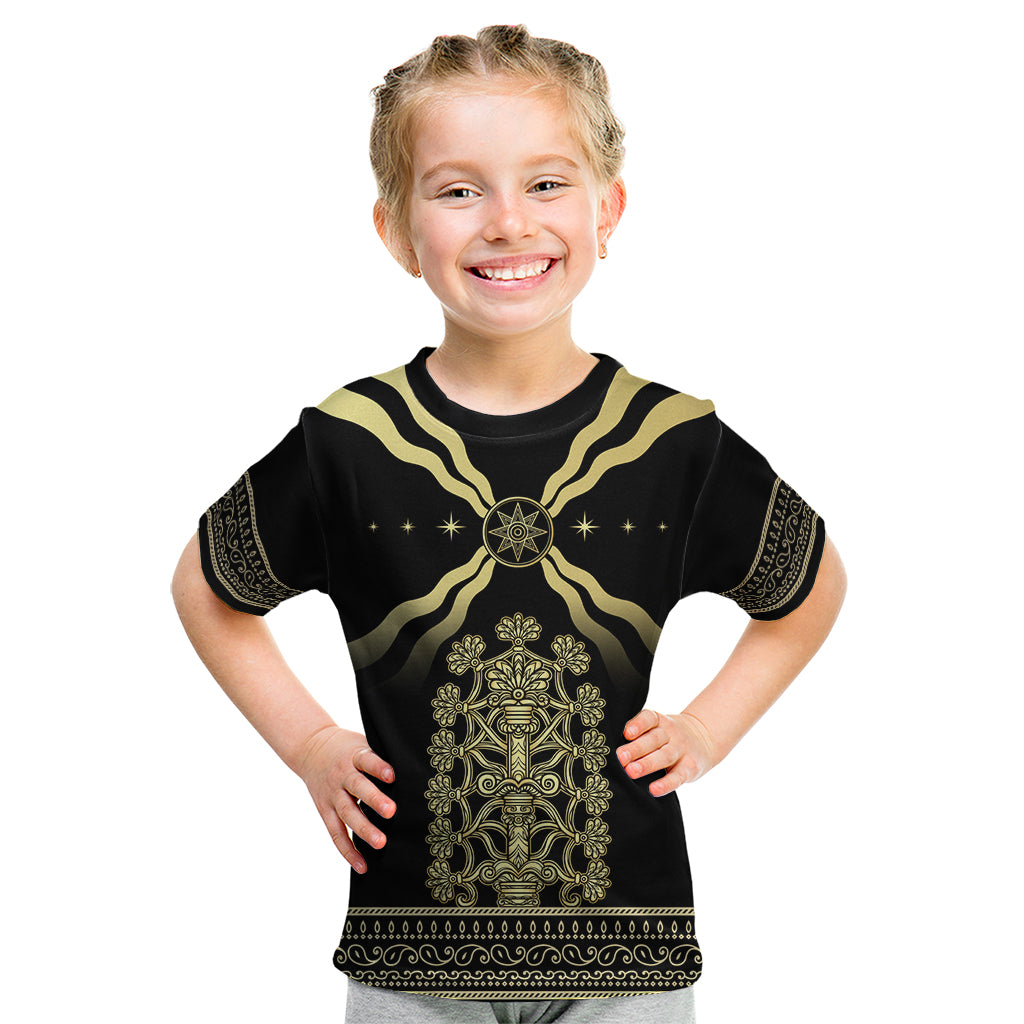 Assyria Empire Kid T Shirt Assyrian Mythological Spirit - Wonder Print Shop