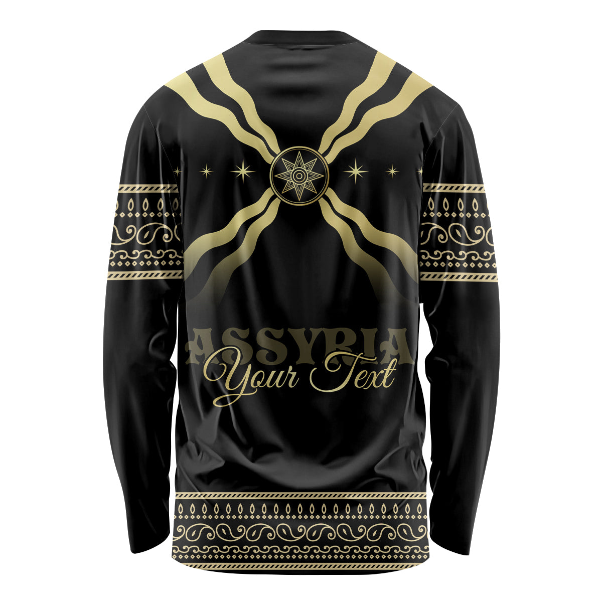 Assyria Empire Long Sleeve Shirt Assyrian Mythological Spirit - Wonder Print Shop