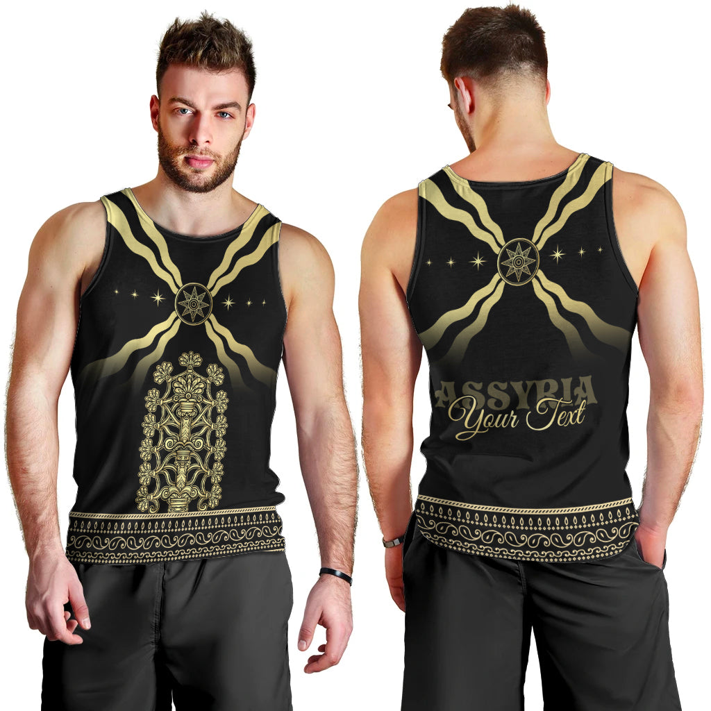 Assyria Empire Men Tank Top Assyrian Mythological Spirit - Wonder Print Shop