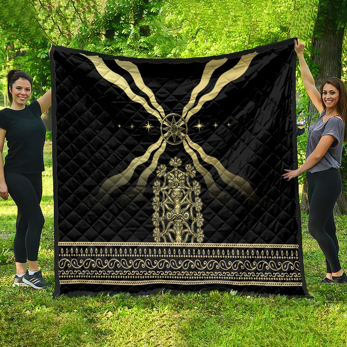 Assyria Empire Quilt Assyrian Mythological Spirit - Wonder Print Shop
