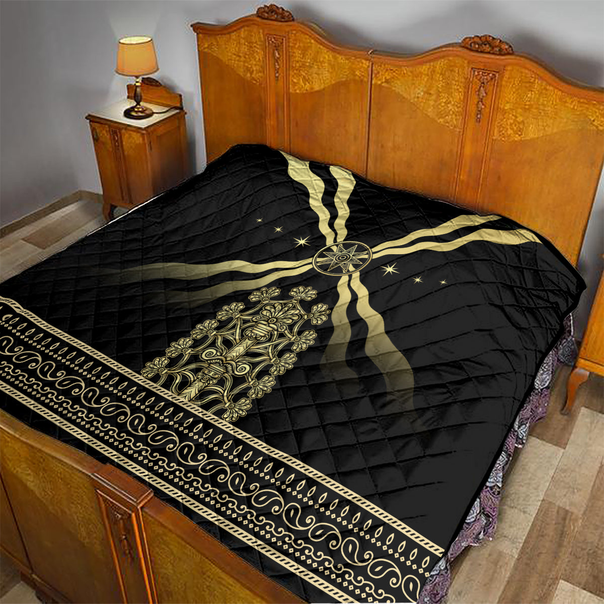 Assyria Empire Quilt Assyrian Mythological Spirit - Wonder Print Shop