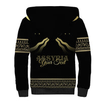 Assyria Empire Sherpa Hoodie Assyrian Mythological Spirit - Wonder Print Shop
