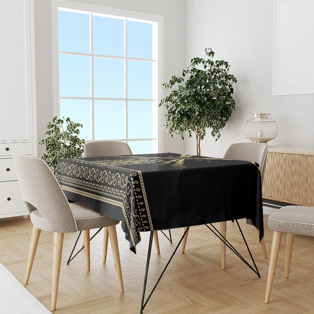 Assyria Empire Tablecloth Assyrian Mythological Spirit - Wonder Print Shop