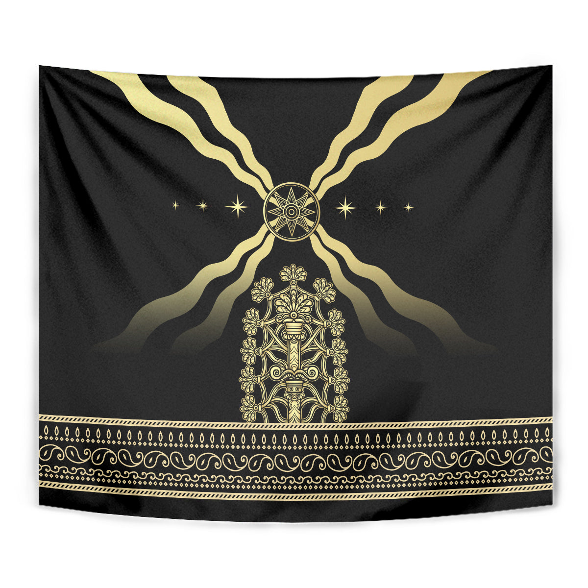 Assyria Empire Tapestry Assyrian Mythological Spirit - Wonder Print Shop