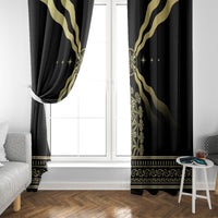 Assyria Empire Window Curtain Assyrian Mythological Spirit - Wonder Print Shop