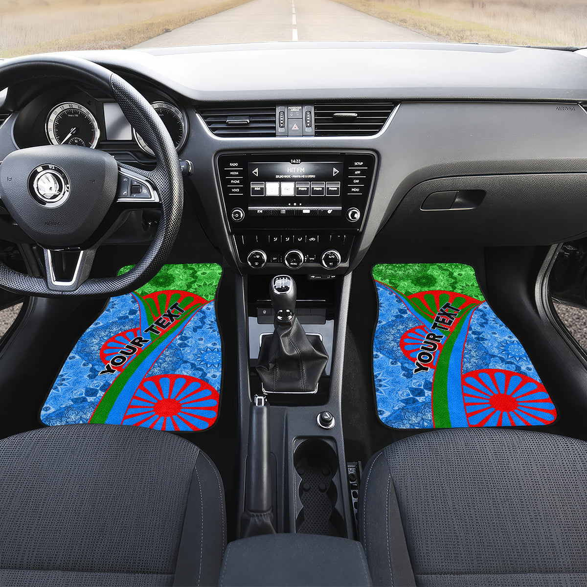 International Romani Day 2024 Car Mats Gypsy Pattern Tribal - Wonder Print Shop
