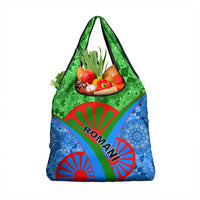 International Romani Day 2024 Grocery Bag Gypsy Pattern Tribal