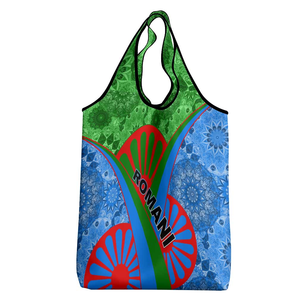 International Romani Day 2024 Grocery Bag Gypsy Pattern Tribal
