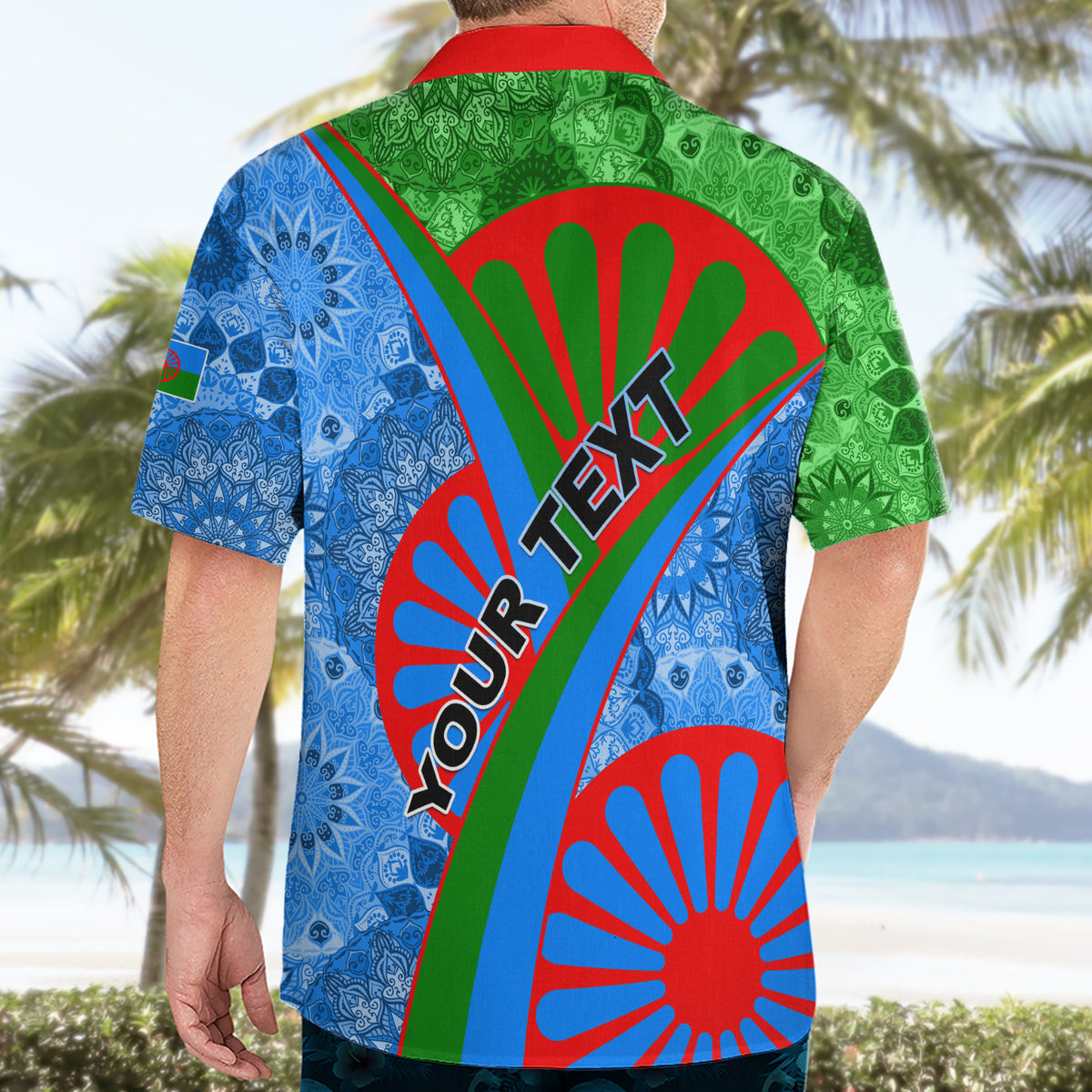 International Romani Day 2024 Hawaiian Shirt Gypsy Pattern Tribal - Wonder Print Shop