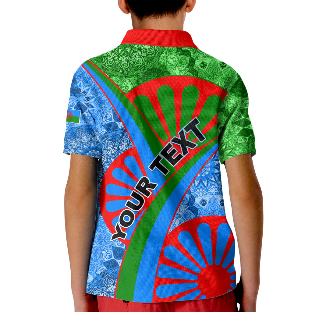 International Romani Day 2024 Kid Polo Shirt Gypsy Pattern Tribal - Wonder Print Shop