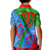 International Romani Day 2024 Kid Polo Shirt Gypsy Pattern Tribal - Wonder Print Shop