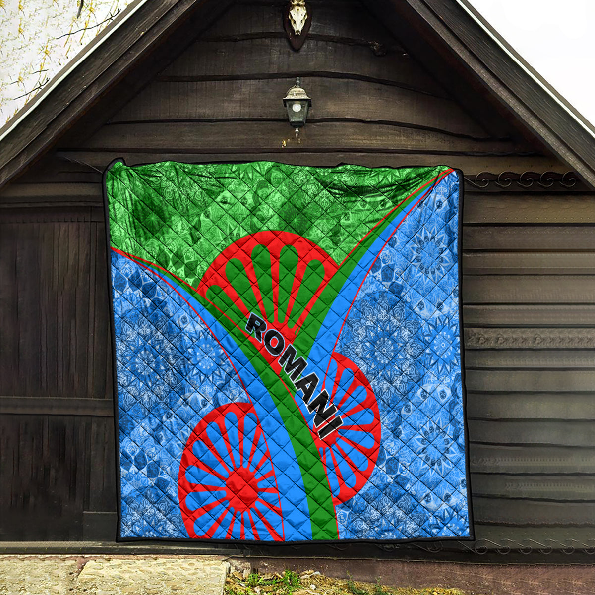 International Romani Day 2024 Quilt Gypsy Pattern Tribal - Wonder Print Shop