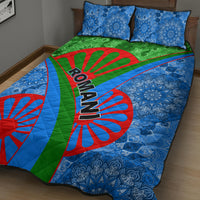 International Romani Day 2024 Quilt Bed Set Gypsy Pattern Tribal - Wonder Print Shop