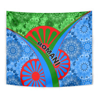 International Romani Day 2024 Tapestry Gypsy Pattern Tribal - Wonder Print Shop