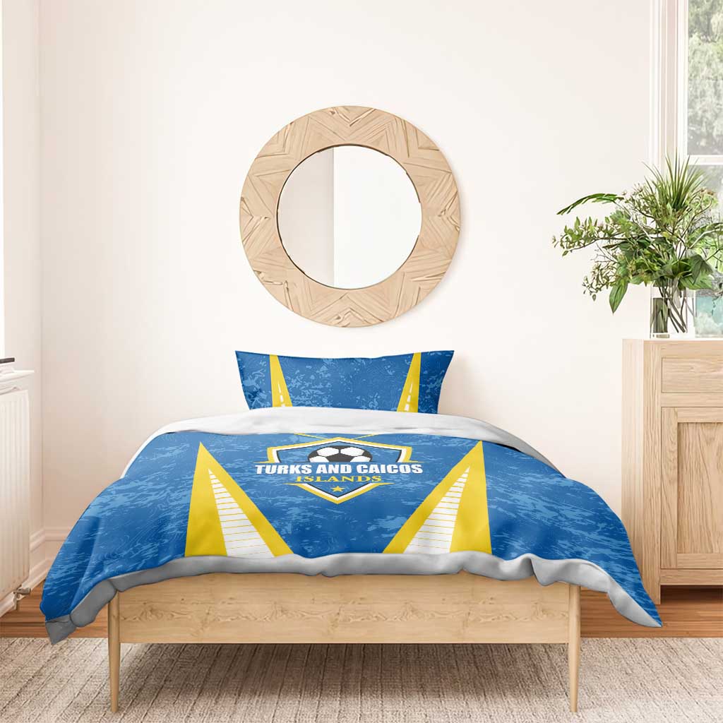 Turks and Caicos Islands Football Bedding Set Team TCI Go Champions