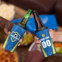 Custom Turks and Caicos Islands Football 4 in 1 Can Cooler Tumbler Team TCI Go Champions