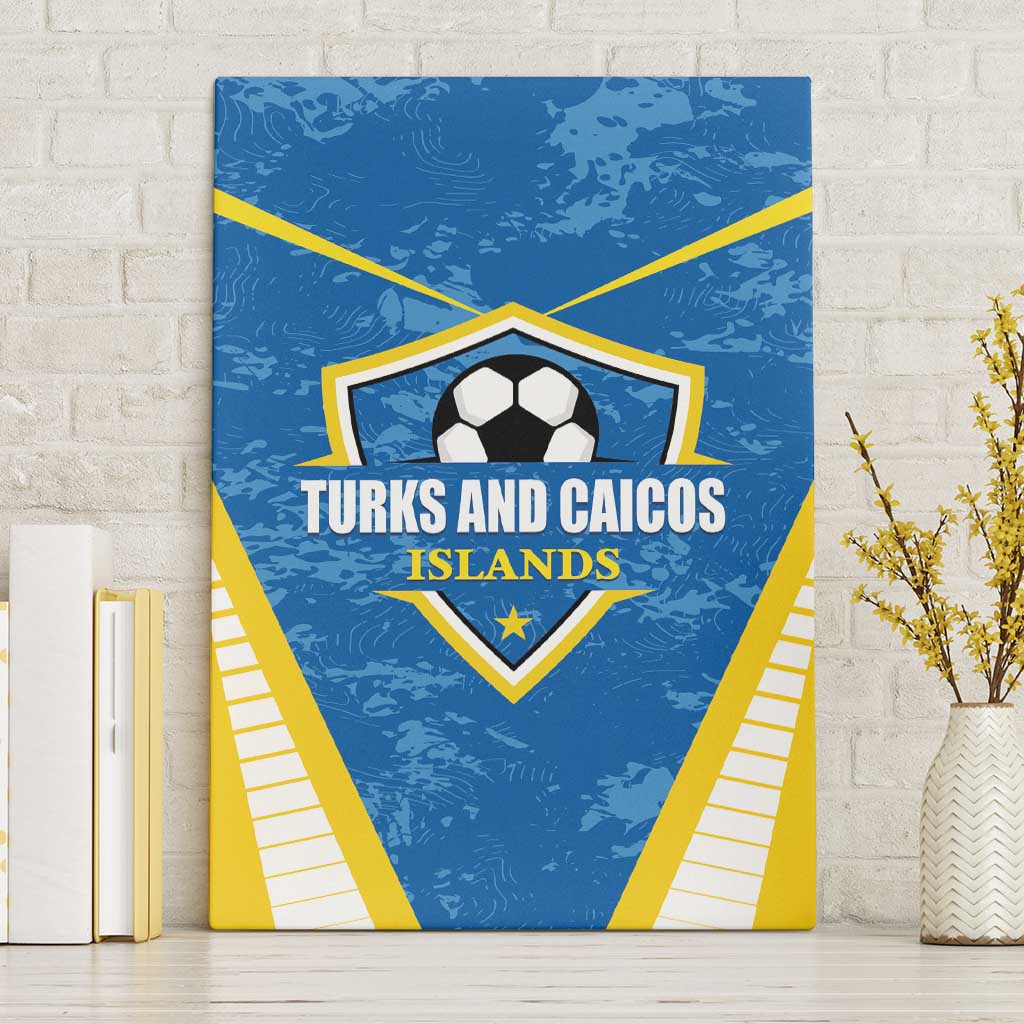 Turks and Caicos Islands Football Canvas Wall Art Team TCI Go Champions