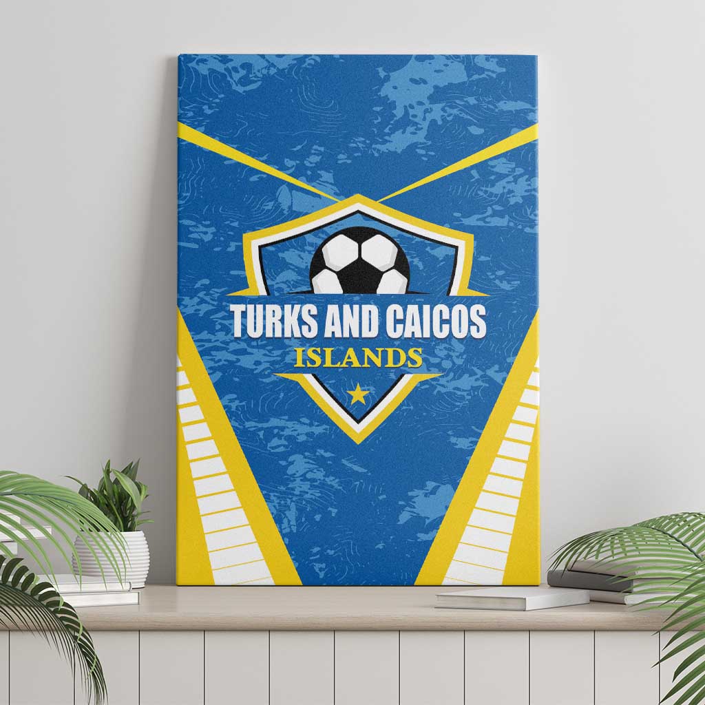 Turks and Caicos Islands Football Canvas Wall Art Team TCI Go Champions