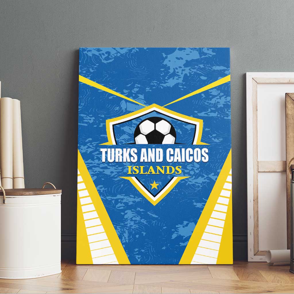 Turks and Caicos Islands Football Canvas Wall Art Team TCI Go Champions