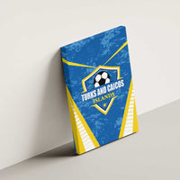Turks and Caicos Islands Football Canvas Wall Art Team TCI Go Champions