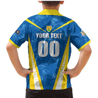 Custom Turks and Caicos Islands Football Family Matching Mermaid Dress and Hawaiian Shirt Team TCI Go Champions