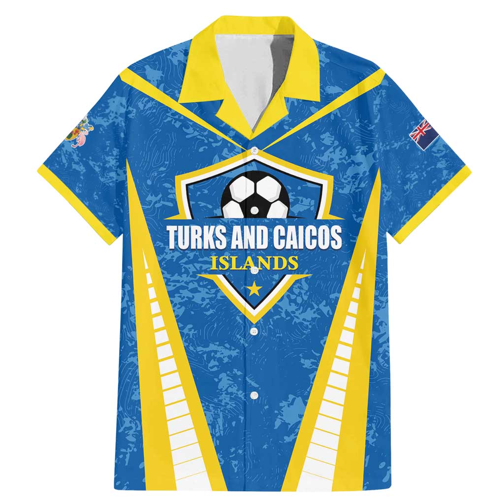 Custom Turks and Caicos Islands Football Family Matching Mermaid Dress and Hawaiian Shirt Team TCI Go Champions