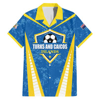 Custom Turks and Caicos Islands Football Family Matching Mermaid Dress and Hawaiian Shirt Team TCI Go Champions