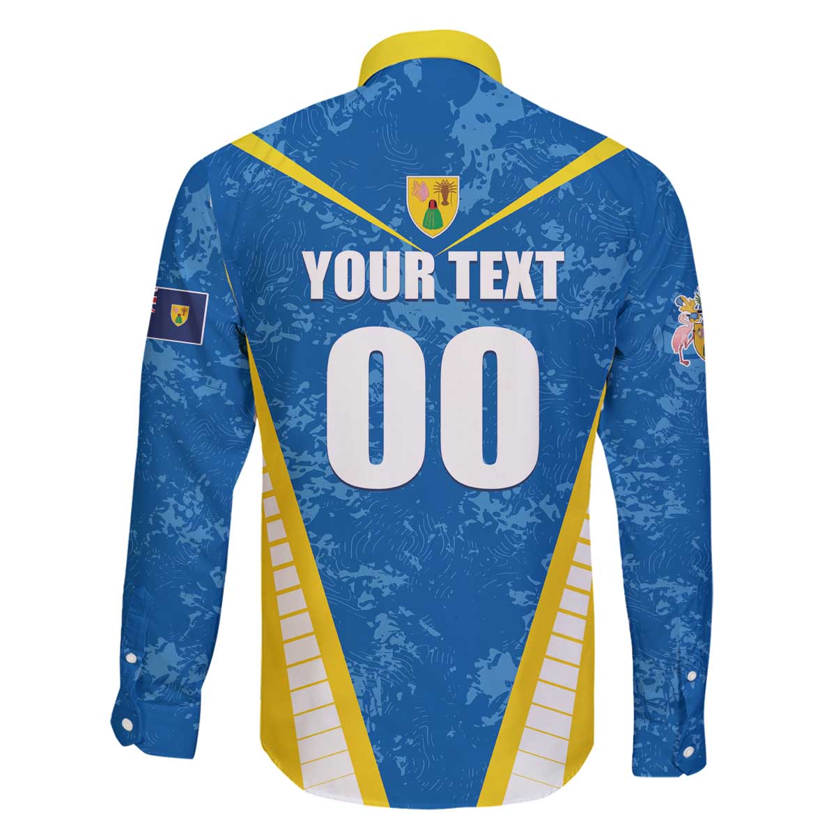 Custom Turks and Caicos Islands Football Family Matching Off The Shoulder Long Sleeve Dress and Hawaiian Shirt Team TCI Go Champions