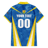 Custom Turks and Caicos Islands Football Hawaiian Shirt Team TCI Go Champions