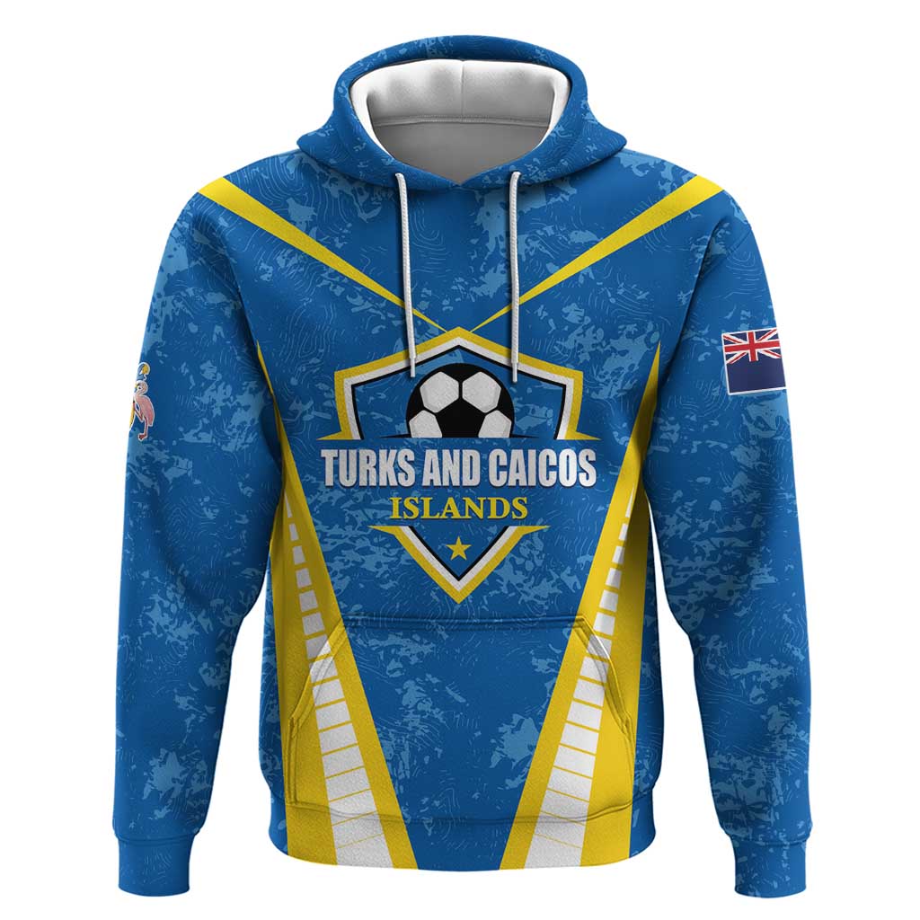 Custom Turks and Caicos Islands Football Hoodie Team TCI Go Champions