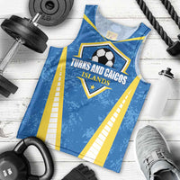 Custom Turks and Caicos Islands Football Men Tank Top Team TCI Go Champions