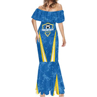 Custom Turks and Caicos Islands Football Mermaid Dress Team TCI Go Champions