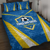Turks and Caicos Islands Football Quilt Bed Set Team TCI Go Champions