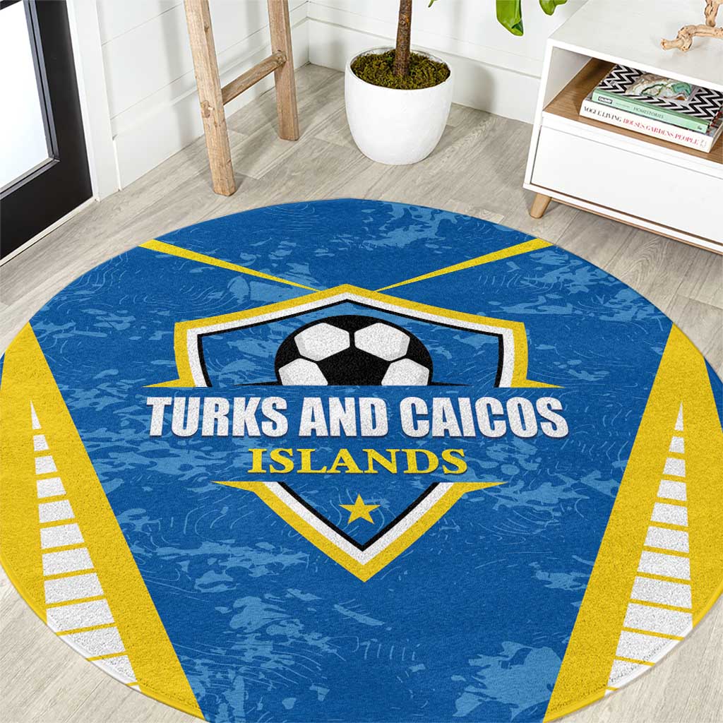 Turks and Caicos Islands Football Round Carpet Team TCI Go Champions